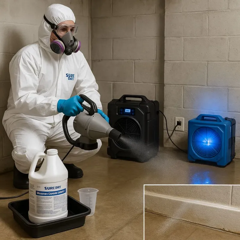 Sanitization and Odor Removal process in Louisa, VA